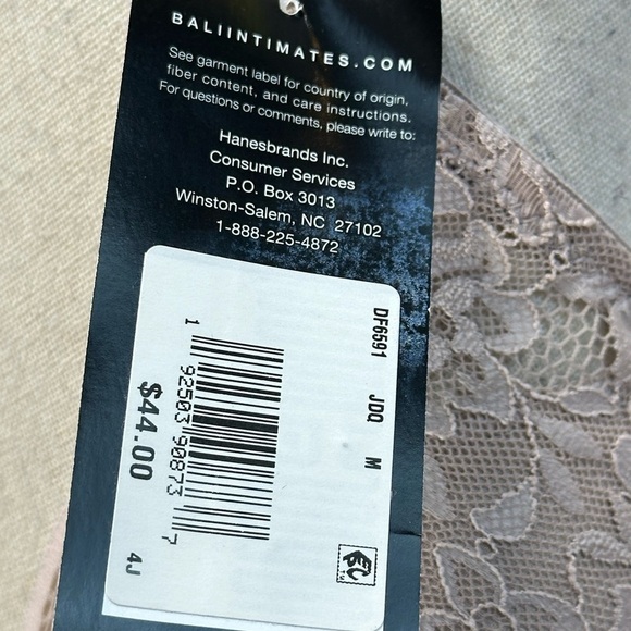 Bali Comfort Convertible Back Lace Bra - DF6591 - Pink - size Medium - Picture 5 of 7